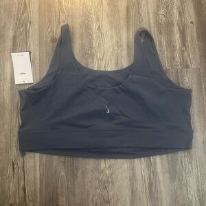 Nike navy blue Yoga Sports Bra size 3x